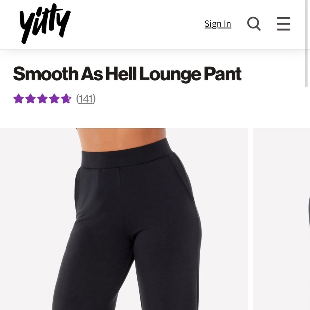 Black Yoga Pants / Lounge Pants